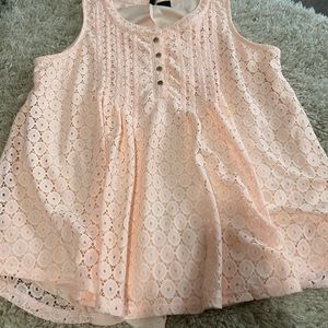 Pastel pink tank top